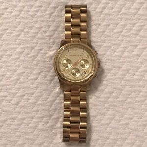 Micheal Kors Oversized Gold Watch